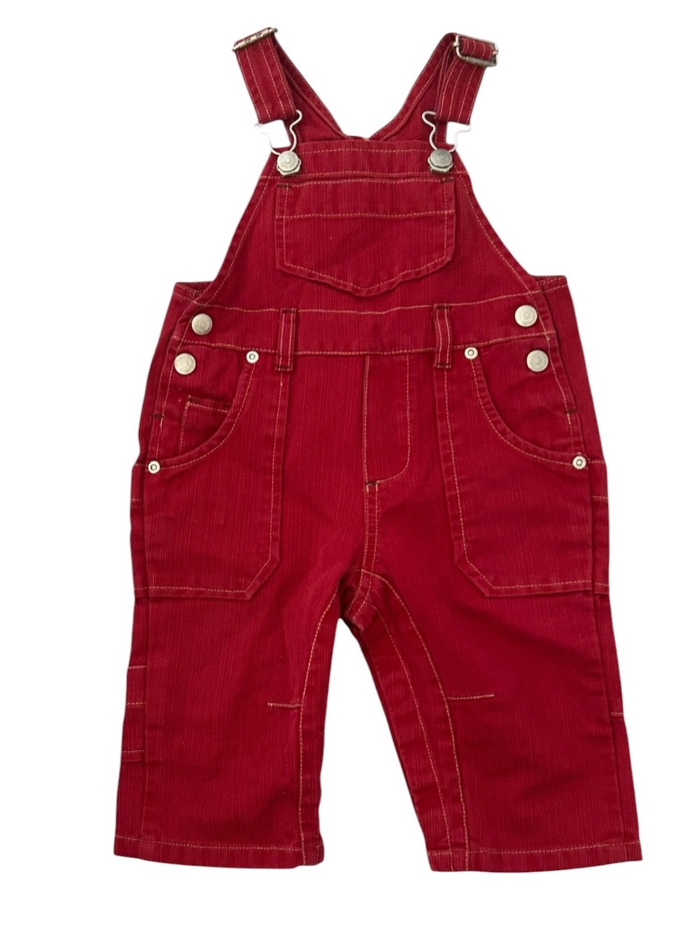 VTG GAP Y2K Red Overalls